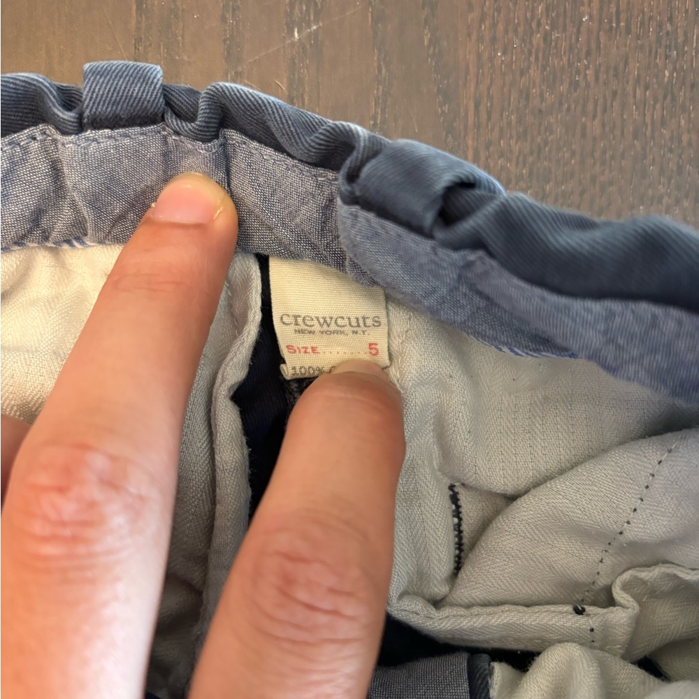 Crew cuts boys grey chinos